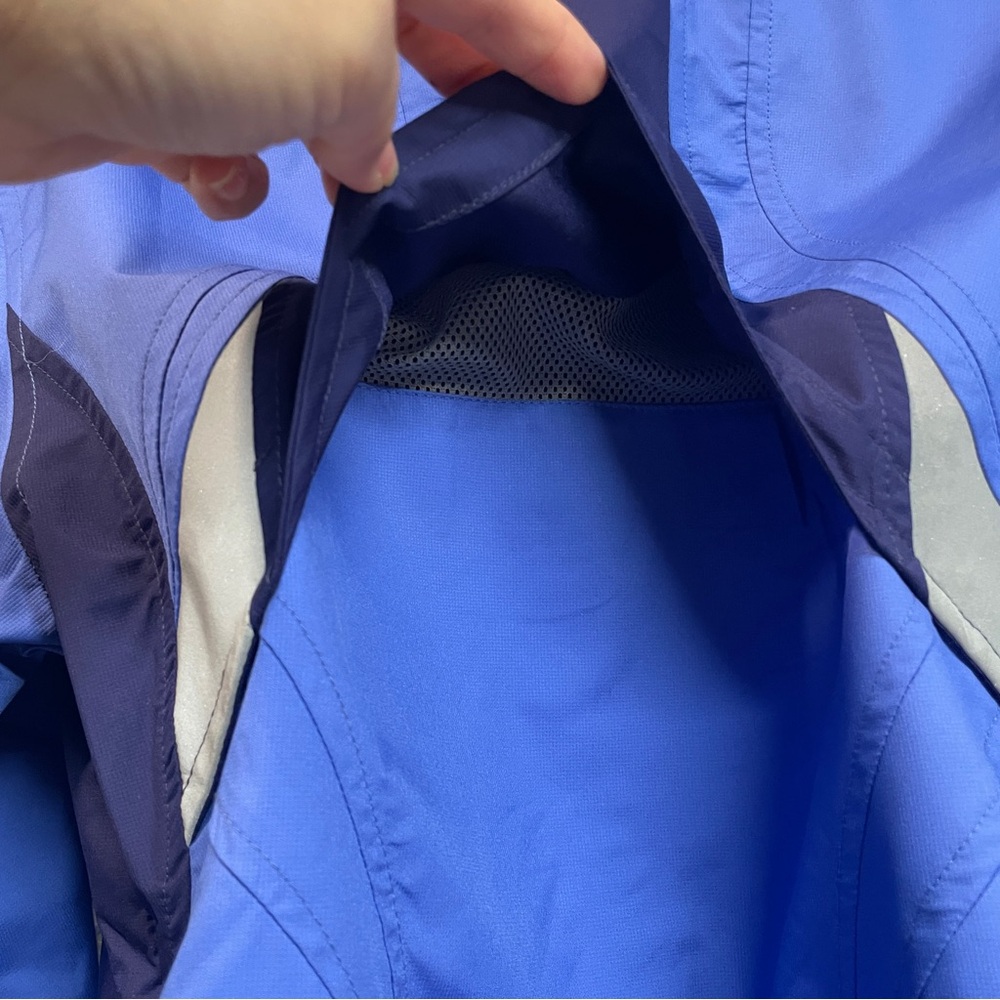 Brooks Womens Large Blue Shelter Tech Full Zip Running Vented Jacket Activewear - Picture 5 of 12
